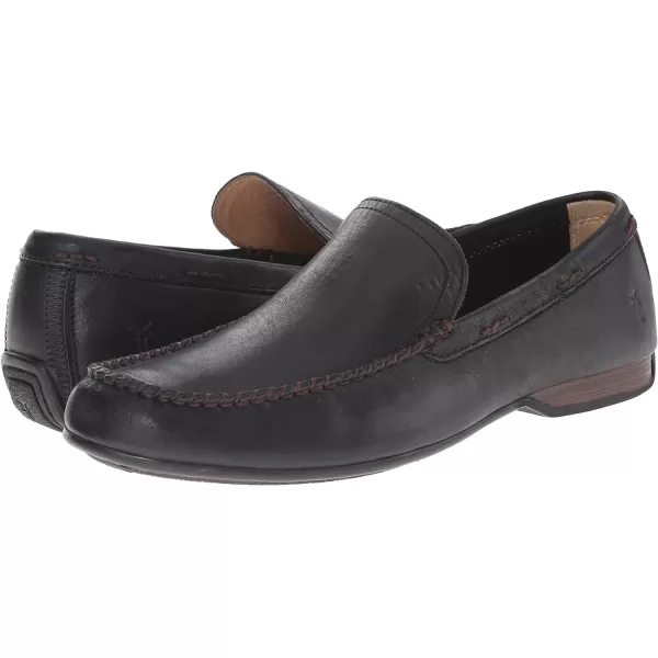 Frye Lewis Venetian Loafers for Men Hand-Crafted with Antique Pull-Up Leather with Moccasin Construction, Full Rubber Outsole, and Modified Heel – ¾” Heel Height