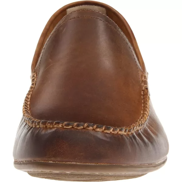 Frye Lewis Venetian Loafers for Men Hand-Crafted with Antique Pull-Up Leather with Moccasin Construction, Full Rubber Outsole, and Modified Heel – ¾” Heel Height