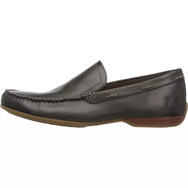 Frye Lewis Venetian Loafers for Men Hand-Crafted with Antique Pull-Up Leather with Moccasin Construction, Full Rubber Outsole, and Modified Heel – ¾” Heel Height