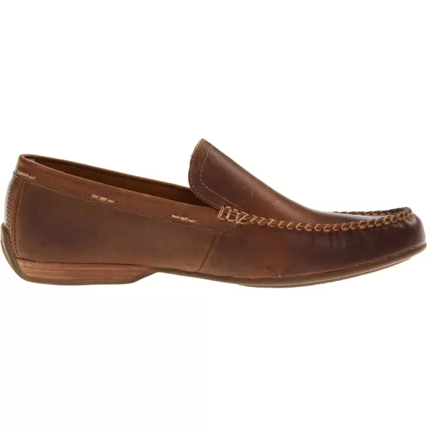 Frye Lewis Venetian Loafers for Men Hand-Crafted with Antique Pull-Up Leather with Moccasin Construction, Full Rubber Outsole, and Modified Heel – ¾” Heel Height