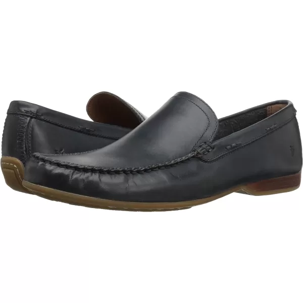 Frye Lewis Venetian Loafers for Men Hand-Crafted with Antique Pull-Up Leather with Moccasin Construction, Full Rubber Outsole, and Modified Heel – ¾” Heel Height