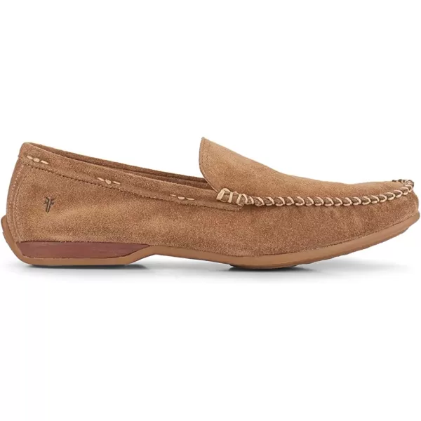 Frye Lewis Venetian Loafers for Men Hand-Crafted with Antique Pull-Up Leather with Moccasin Construction, Full Rubber Outsole, and Modified Heel – ¾” Heel Height