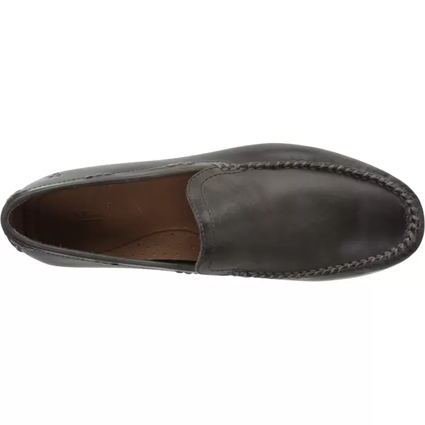 Frye Lewis Venetian Loafers for Men Hand-Crafted with Antique Pull-Up Leather with Moccasin Construction, Full Rubber Outsole, and Modified Heel – ¾” Heel Height