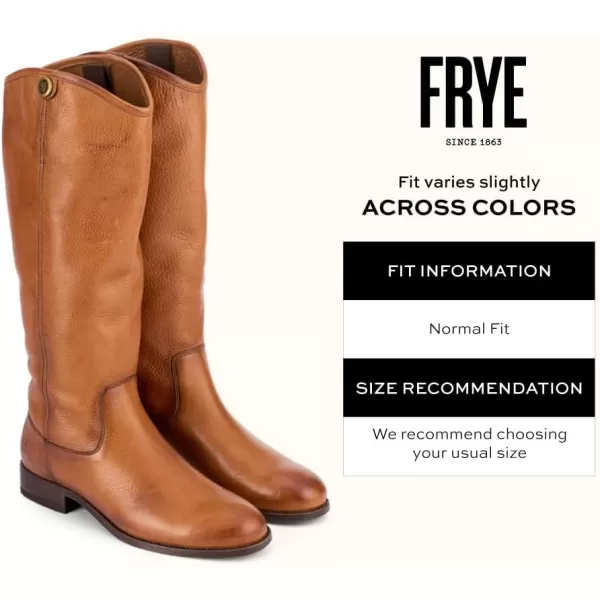 Frye Melissa Button 2 Equestrian-Inspired Tall Boots for Women Made from Hard-Wearing Vintage Leather with Antique Metal Hardware and Leather Outsole – 15 ½” Shaft Height