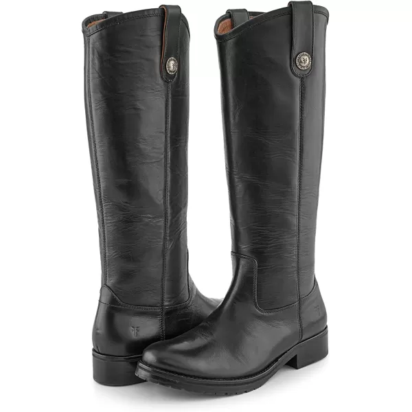 Frye Melissa Button 2 Equestrian-Inspired Tall Boots for Women Made from Hard-Wearing Vintage Leather with Antique Metal Hardware and Leather Outsole – 15 ½” Shaft Height