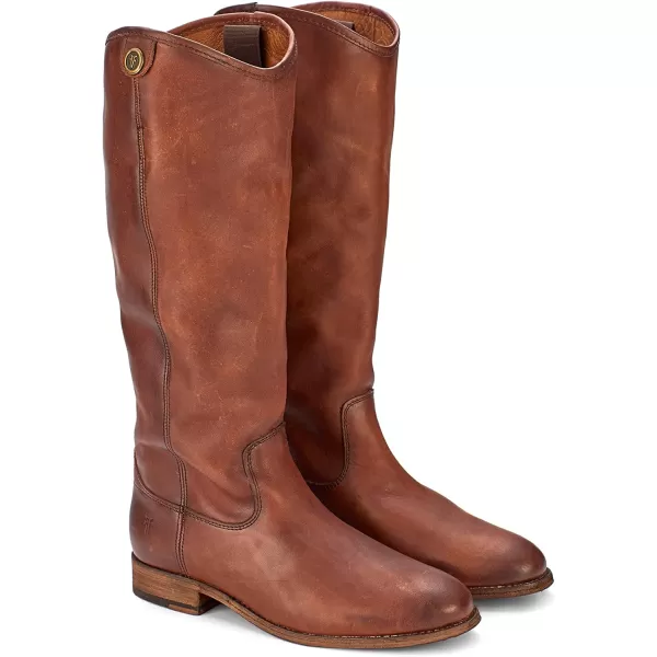 Frye Melissa Button 2 Equestrian-Inspired Tall Boots for Women Made from Hard-Wearing Vintage Leather with Antique Metal Hardware and Leather Outsole – 15 ½” Shaft Height