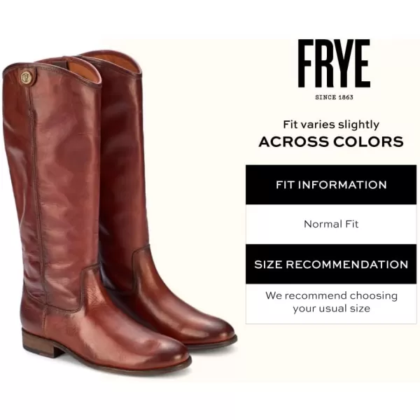 Frye Melissa Button 2 Equestrian-Inspired Tall Boots for Women Made from Hard-Wearing Vintage Leather with Antique Metal Hardware and Leather Outsole – 15 ½” Shaft Height