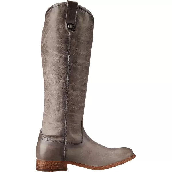 Frye Melissa Button Lug Equestrian-Inspired Tall Boots for Women Made from Hard-Wearing Vintage Leather with Antique Silver Hardware and Leather Outsole – 15 ¼” Shaft Height