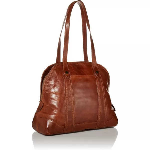 Frye Melissa Leather Domed Zip Satchel