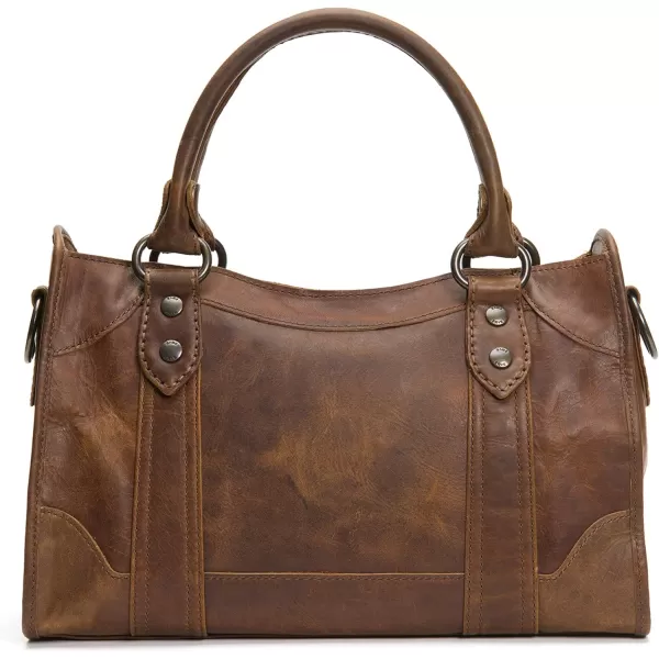 Frye Melissa Zip Satchel Leather Handbag