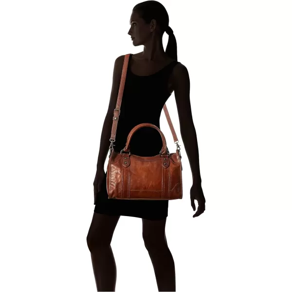 Frye Melissa Zip Satchel Leather Handbag