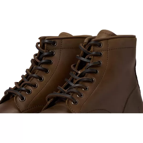 Frye Tyler Lace Up Boots for Men Crafted from Soft Vintage Leather with Blake Construction, Burnished Toe and Heel, and Rubber Inserts on Leather Soles – 5 ¾” Shaft Height