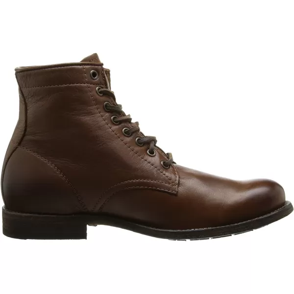 Frye Tyler Lace Up Boots for Men Crafted from Soft Vintage Leather with Blake Construction, Burnished Toe and Heel, and Rubber Inserts on Leather Soles – 5 ¾” Shaft Height