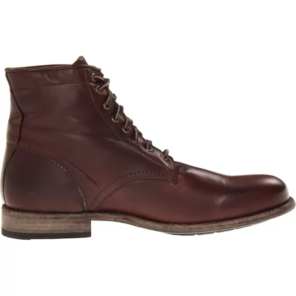 Frye Tyler Lace Up Boots for Men Crafted from Soft Vintage Leather with Blake Construction, Burnished Toe and Heel, and Rubber Inserts on Leather Soles – 5 ¾” Shaft Height