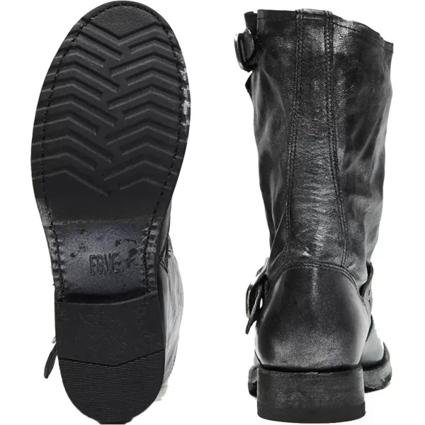 Frye Veronica Short Boots for Women Made from Full-Grain Leather with Antique Metal Hardware, Goodyear Welt Construction, and Rubber Lug Soles – 6 ¾” Shaft Height