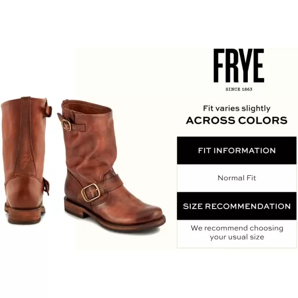 Frye Veronica Short Boots for Women Made from Full-Grain Leather with Antique Metal Hardware, Goodyear Welt Construction, and Rubber Lug Soles – 6 ¾” Shaft Height