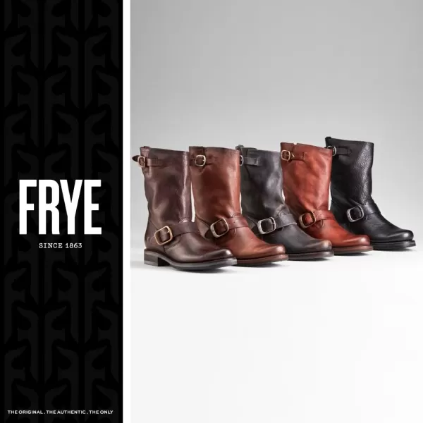 Frye Veronica Short Boots for Women Made from Full-Grain Leather with Antique Metal Hardware, Goodyear Welt Construction, and Rubber Lug Soles – 6 ¾” Shaft Height