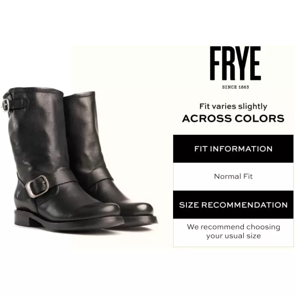 Frye Veronica Short Boots for Women Made from Full-Grain Leather with Antique Metal Hardware, Goodyear Welt Construction, and Rubber Lug Soles – 6 ¾” Shaft Height