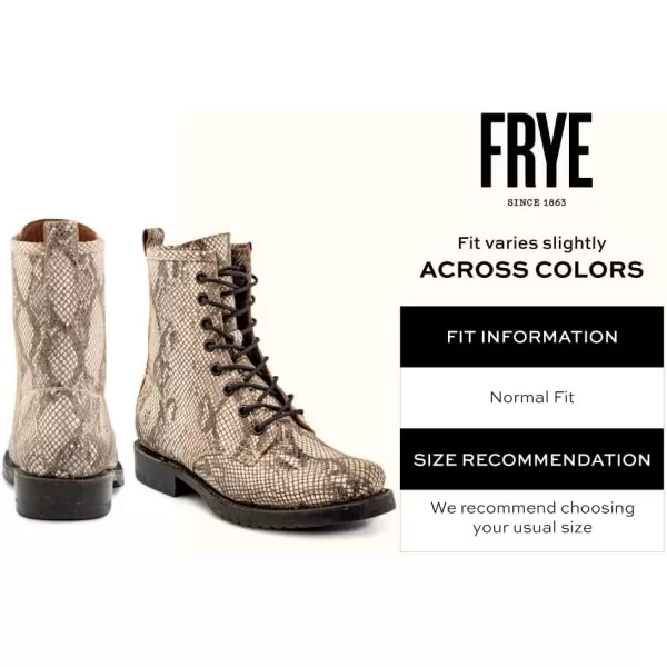 Frye Veronica Women’s Combat Boots Crafted from Hand-Burnished Vintage Italian Leather with Goodyear Welt Construction and Leather Lining – 6 ¾” Shaft Height …)