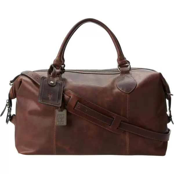 FRYE Men's Logan Overnight Duffle Bag, Cognac, One Size