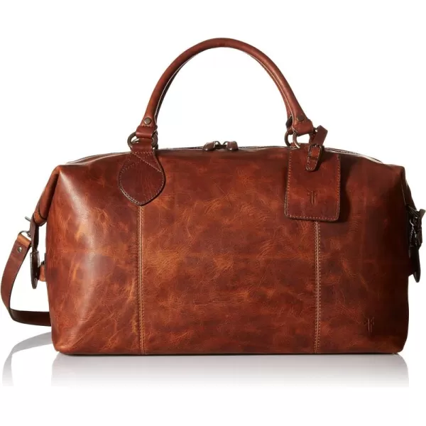 FRYE Men's Logan Overnight Duffle Bag, Cognac, One Size