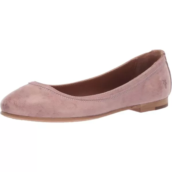 Frye Carson Ballet Flats for Women Featuring Premium Tumbled Leather with Leather Lining and Leather Outsole – 3/8" Heel