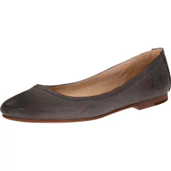 Frye Carson Ballet Flats for Women Featuring Premium Tumbled Leather with Leather Lining and Leather Outsole – 3/8" Heel