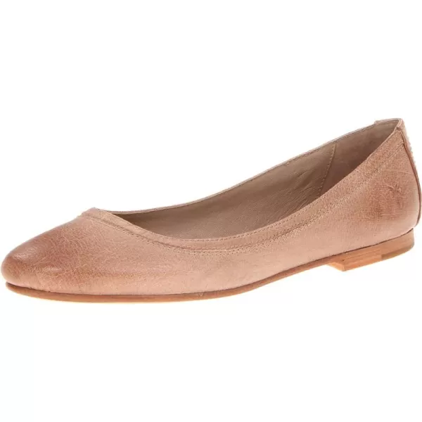 Frye Carson Ballet Flats for Women Featuring Premium Tumbled Leather with Leather Lining and Leather Outsole – 3/8" Heel