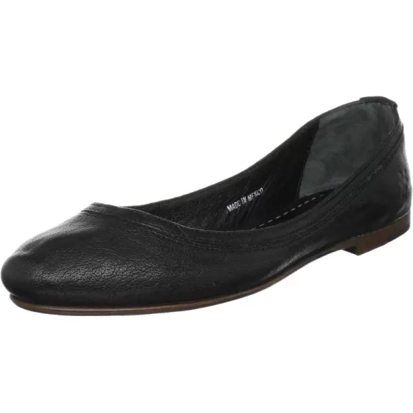 Frye Carson Ballet Flats for Women Featuring Premium Tumbled Leather with Leather Lining and Leather Outsole – 3/8" Heel