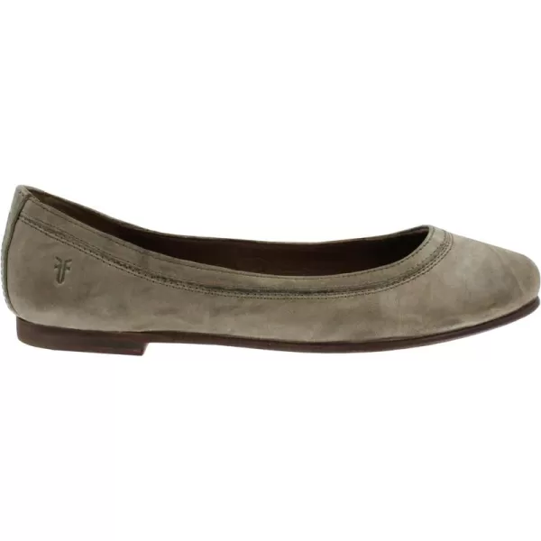 Frye Carson Ballet Flats for Women Featuring Premium Tumbled Leather with Leather Lining and Leather Outsole – 3/8" Heel