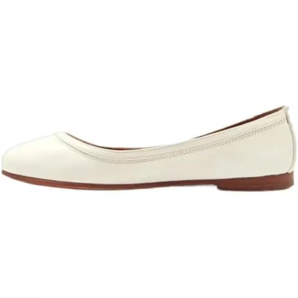 Frye Carson Ballet Flats for Women Featuring Premium Tumbled Leather with Leather Lining and Leather Outsole – 3/8" Heel