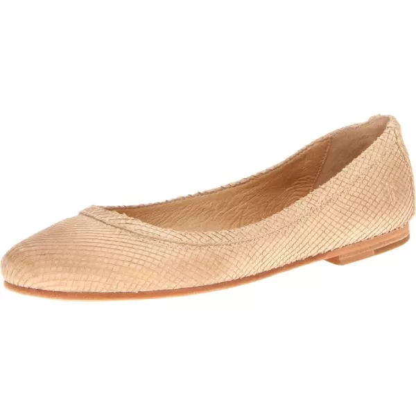 Frye Carson Ballet Flats for Women Featuring Premium Tumbled Leather with Leather Lining and Leather Outsole – 3/8" Heel