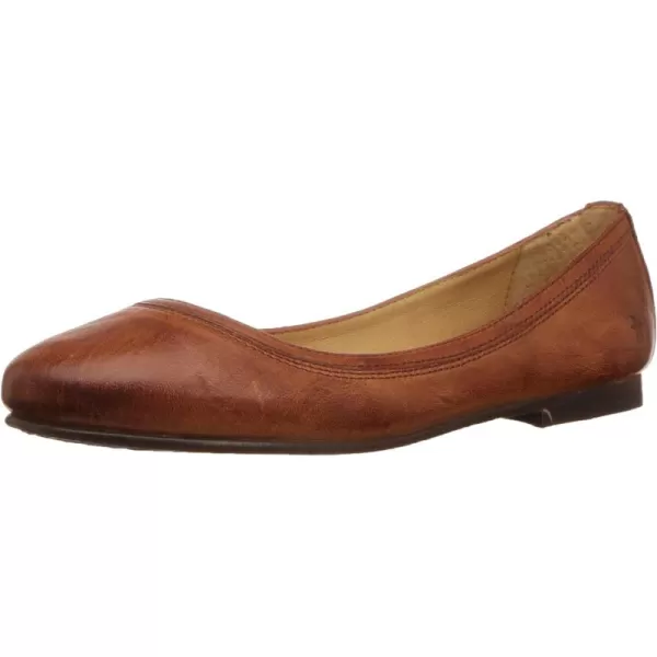 Frye Carson Ballet Flats for Women Featuring Premium Tumbled Leather with Leather Lining and Leather Outsole – 3/8" Heel