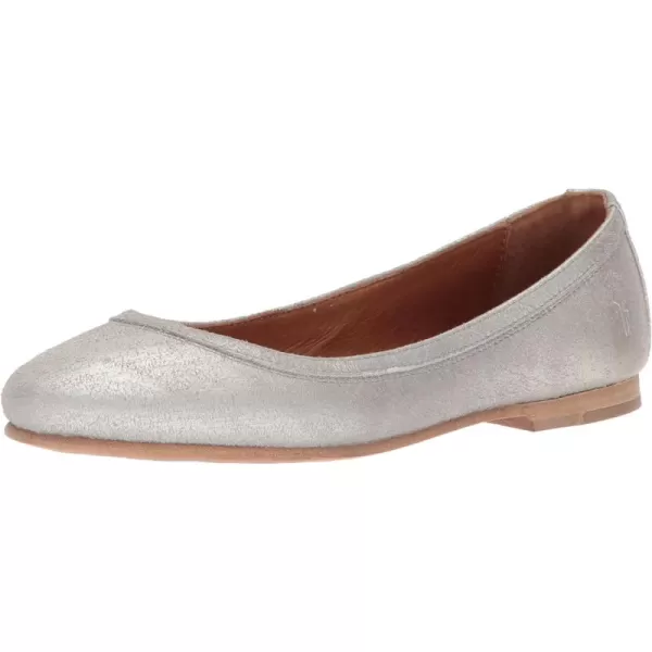 Frye Carson Ballet Flats for Women Featuring Premium Tumbled Leather with Leather Lining and Leather Outsole – 3/8" Heel