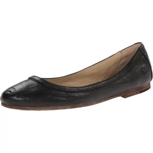 Frye Carson Ballet Flats for Women Featuring Premium Tumbled Leather with Leather Lining and Leather Outsole – 3/8" Heel