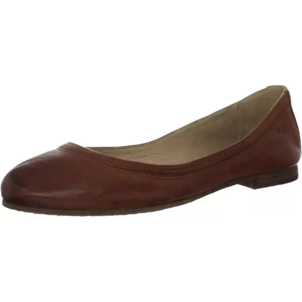 Frye Carson Ballet Flats for Women Featuring Premium Tumbled Leather with Leather Lining and Leather Outsole – 3/8" Heel