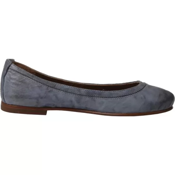 Frye Carson Ballet Flats for Women Featuring Premium Tumbled Leather with Leather Lining and Leather Outsole – 3/8" Heel