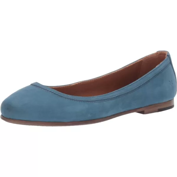 Frye Carson Ballet Flats for Women Featuring Premium Tumbled Leather with Leather Lining and Leather Outsole – 3/8" Heel