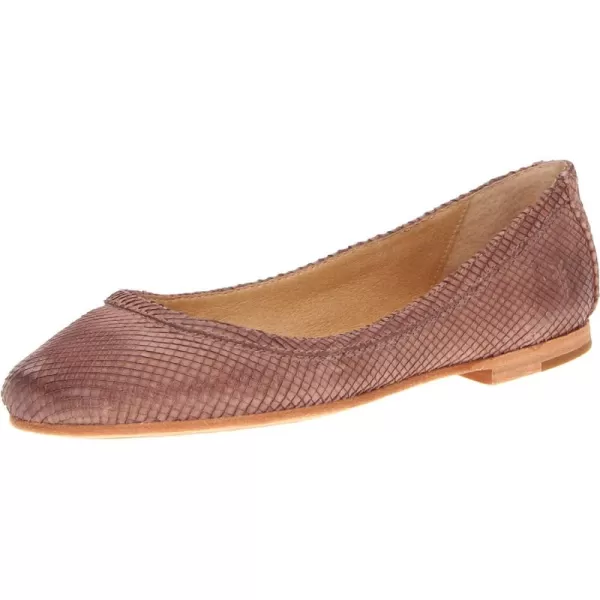 Frye Carson Ballet Flats for Women Featuring Premium Tumbled Leather with Leather Lining and Leather Outsole – 3/8" Heel