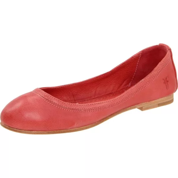 Frye Carson Ballet Flats for Women Featuring Premium Tumbled Leather with Leather Lining and Leather Outsole – 3/8" Heel