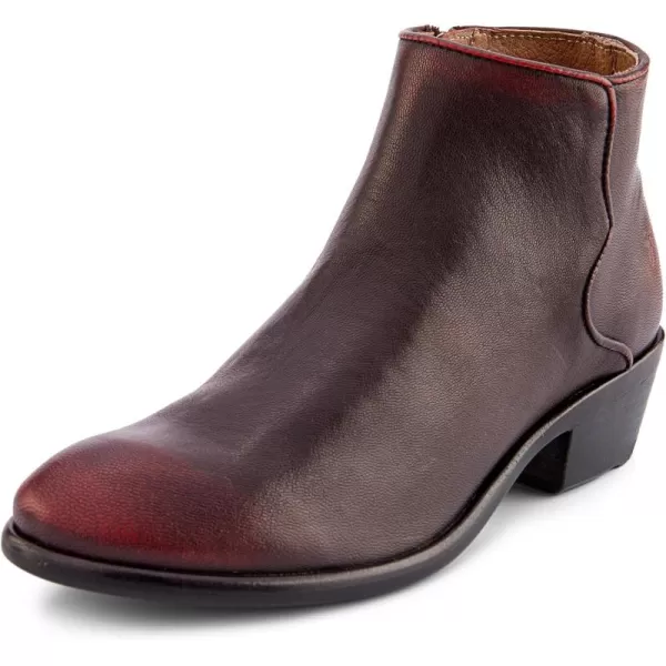 Frye Carson Piping Booties for Women Made from Soft Full-Grain Leather with Signature Western-Inspired Piping Detail and Supple Leather Lining – 4” Shaft Height