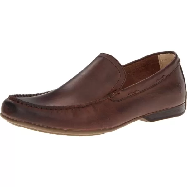 Frye Lewis Venetian Loafers for Men Hand-Crafted with Antique Pull-Up Leather with Moccasin Construction, Full Rubber Outsole, and Modified Heel – ¾” Heel Height