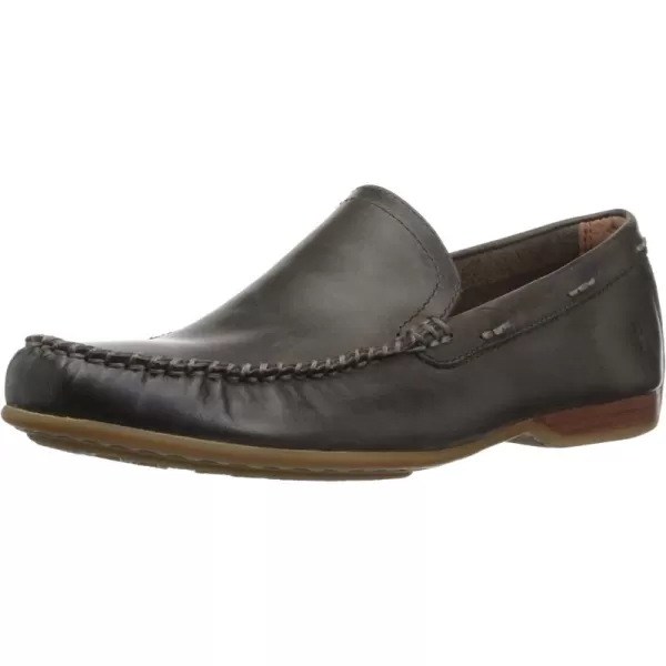 Frye Lewis Venetian Loafers for Men Hand-Crafted with Antique Pull-Up Leather with Moccasin Construction, Full Rubber Outsole, and Modified Heel – ¾” Heel Height