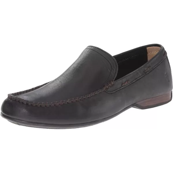 Frye Lewis Venetian Loafers for Men Hand-Crafted with Antique Pull-Up Leather with Moccasin Construction, Full Rubber Outsole, and Modified Heel – ¾” Heel Height