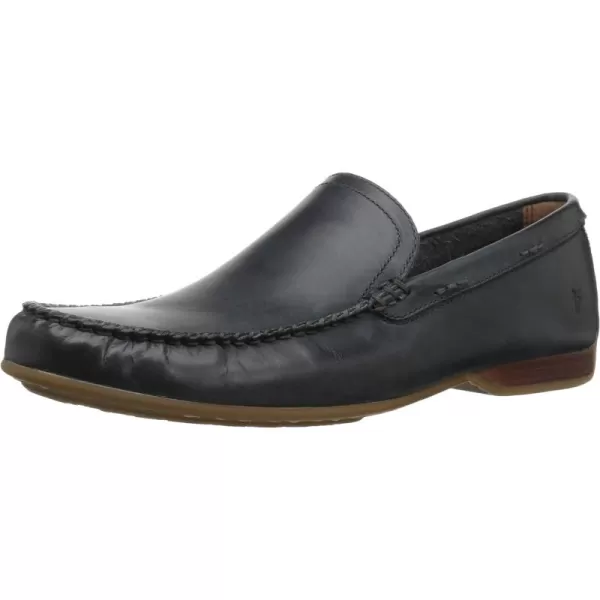 Frye Lewis Venetian Loafers for Men Hand-Crafted with Antique Pull-Up Leather with Moccasin Construction, Full Rubber Outsole, and Modified Heel – ¾” Heel Height