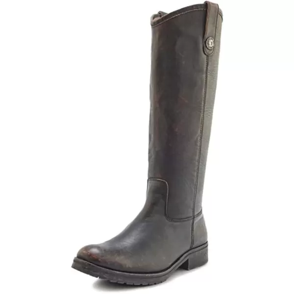 Frye Melissa Button 2 Equestrian-Inspired Tall Boots for Women Made from Hard-Wearing Vintage Leather with Antique Metal Hardware and Leather Outsole – 15 ½” Shaft Height