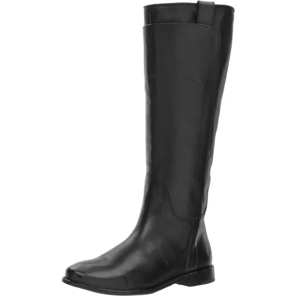 Frye Paige Tall Riding Boots for Women Made from Antiqued Italian Leather with Overlapping Front Panels, Stacked Leather Heel, and Leather Outsole – 16” Shaft Height