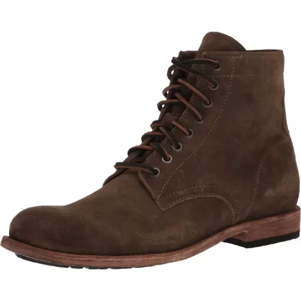 Frye Tyler Lace Up Boots for Men Crafted from Soft Vintage Leather with Blake Construction, Burnished Toe and Heel, and Rubber Inserts on Leather Soles – 5 ¾” Shaft Height