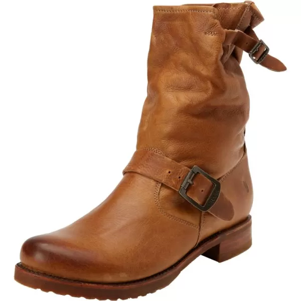 Frye Veronica Short Boots for Women Made from Full-Grain Leather with Antique Metal Hardware, Goodyear Welt Construction, and Rubber Lug Soles – 6 ¾” Shaft Height