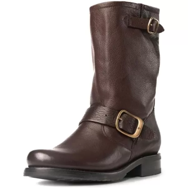 Frye Veronica Short Boots for Women Made from Full-Grain Leather with Antique Metal Hardware, Goodyear Welt Construction, and Rubber Lug Soles – 6 ¾” Shaft Height